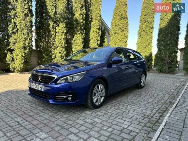 Синій Пежо 308, об'ємом двигуна 1.5 л та пробігом 194 тис. км за 10200 $, фото 1 на Automoto.ua
