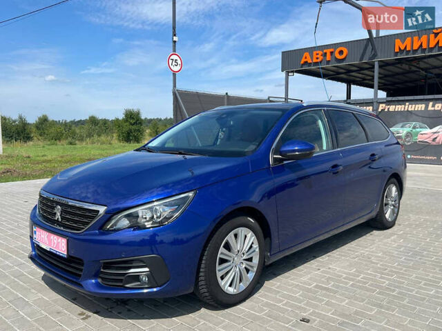 Синий Пежо 308, объемом двигателя 1.5 л и пробегом 216 тыс. км за 13500 $, фото 1 на Automoto.ua
