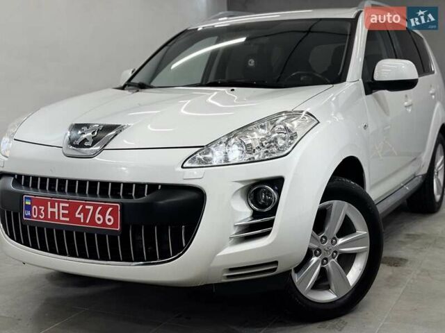 Белый Пежо 4007, объемом двигателя 2.2 л и пробегом 197 тыс. км за 11499 $, фото 1 на Automoto.ua