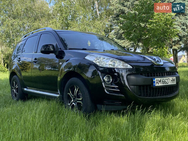 Черный Пежо 4007, объемом двигателя 2.4 л и пробегом 329 тыс. км за 7699 $, фото 1 на Automoto.ua