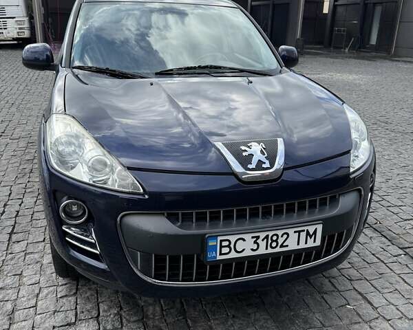 Синий Пежо 4007, объемом двигателя 2.18 л и пробегом 249 тыс. км за 9800 $, фото 1 на Automoto.ua
