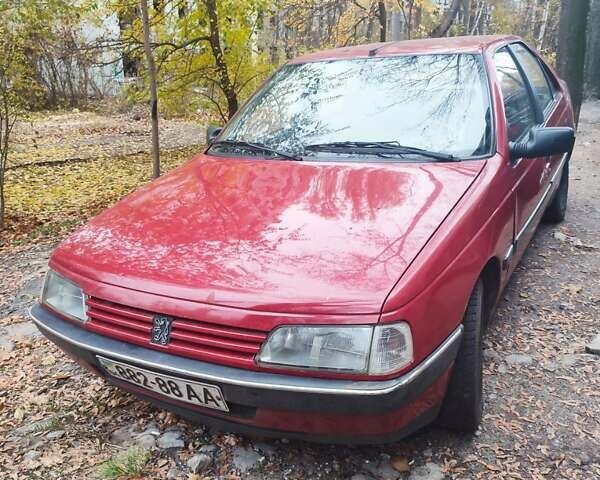 Красный Пежо 405, объемом двигателя 1.9 л и пробегом 130 тыс. км за 1800 $, фото 1 на Automoto.ua
