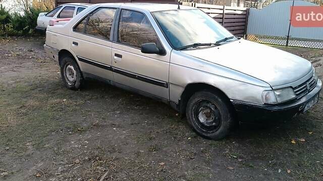 Сірий Пежо 405, об'ємом двигуна 1.9 л та пробігом 220 тис. км за 458 $, фото 1 на Automoto.ua