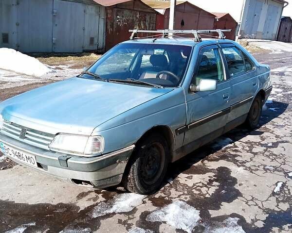 Синий Пежо 405, объемом двигателя 1.6 л и пробегом 450 тыс. км за 850 $, фото 1 на Automoto.ua