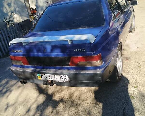 Синий Пежо 405, объемом двигателя 1.6 л и пробегом 200 тыс. км за 1200 $, фото 1 на Automoto.ua