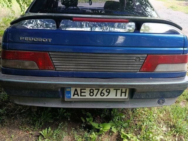 Синий Пежо 405, объемом двигателя 1.9 л и пробегом 43 тыс. км за 1574 $, фото 1 на Automoto.ua