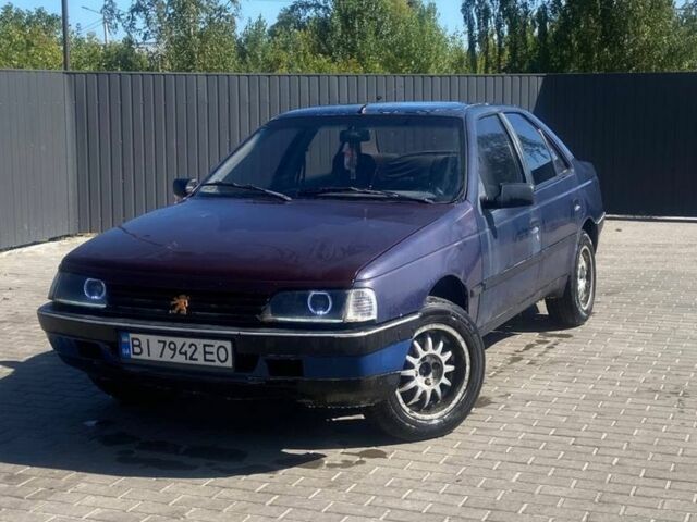 Синий Пежо 405, объемом двигателя 1.6 л и пробегом 510 тыс. км за 428 $, фото 1 на Automoto.ua