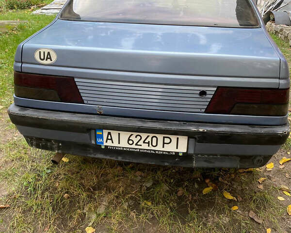 Синий Пежо 405, объемом двигателя 1.6 л и пробегом 380 тыс. км за 1000 $, фото 1 на Automoto.ua