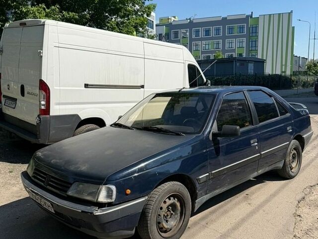 Синий Пежо 405, объемом двигателя 1.9 л и пробегом 222 тыс. км за 800 $, фото 1 на Automoto.ua