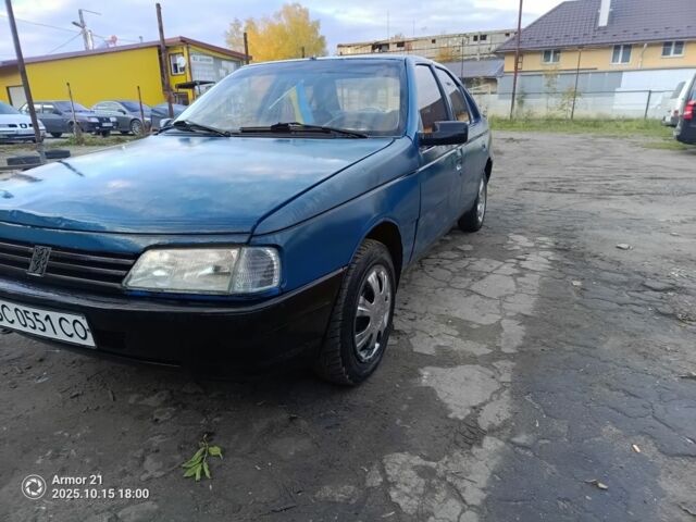 Синий Пежо 405, объемом двигателя 1.9 л и пробегом 400 тыс. км за 1200 $, фото 1 на Automoto.ua