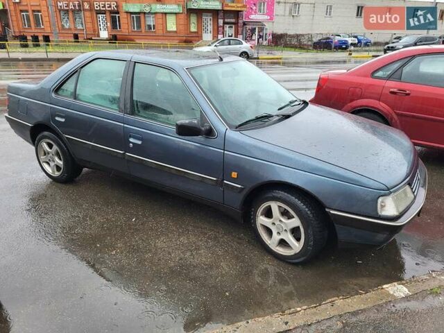 Синий Пежо 405, объемом двигателя 2 л и пробегом 200 тыс. км за 1800 $, фото 1 на Automoto.ua