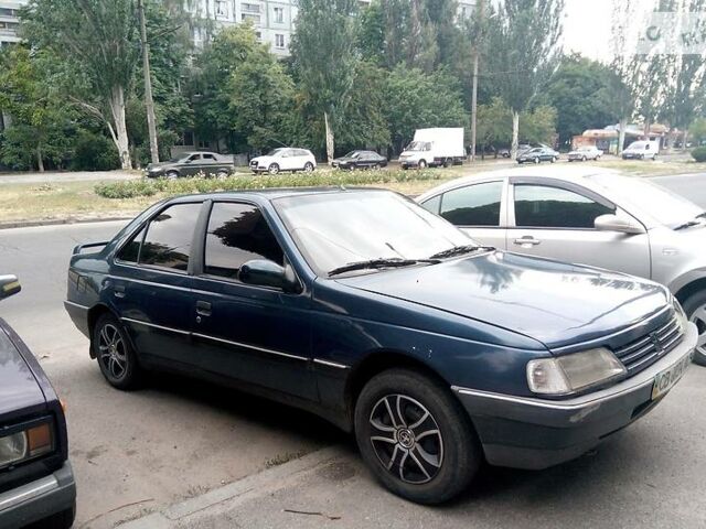 Синий Пежо 405, объемом двигателя 1.6 л и пробегом 267 тыс. км за 1600 $, фото 1 на Automoto.ua