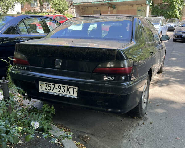 Черный Пежо 406, объемом двигателя 2 л и пробегом 370 тыс. км за 2100 $, фото 1 на Automoto.ua