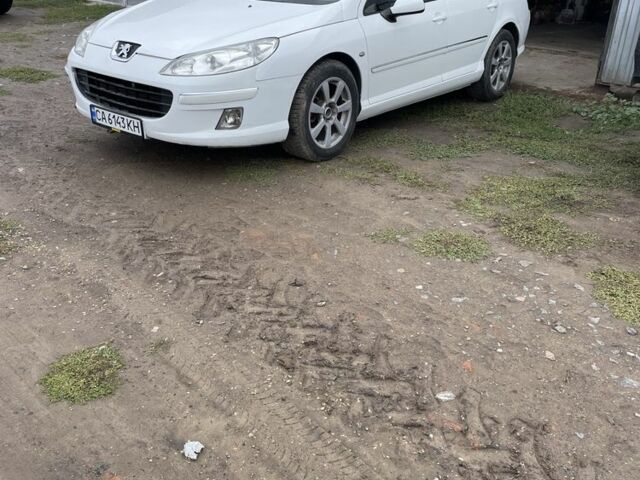 Белый Пежо 407, объемом двигателя 2 л и пробегом 245 тыс. км за 3000 $, фото 1 на Automoto.ua