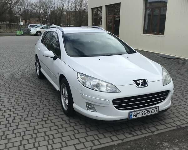 Белый Пежо 407, объемом двигателя 1.56 л и пробегом 244 тыс. км за 5500 $, фото 1 на Automoto.ua