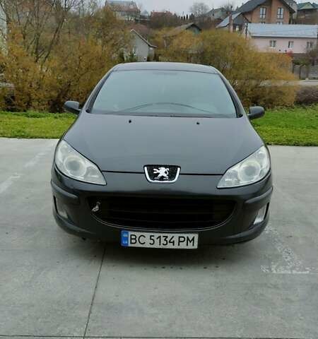 Черный Пежо 407, объемом двигателя 1.75 л и пробегом 363 тыс. км за 3300 $, фото 1 на Automoto.ua