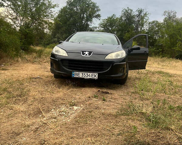 Черный Пежо 407, объемом двигателя 1.75 л и пробегом 310 тыс. км за 3499 $, фото 1 на Automoto.ua