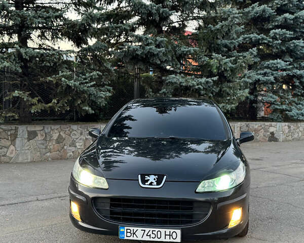 Черный Пежо 407, объемом двигателя 1.75 л и пробегом 233 тыс. км за 3800 $, фото 1 на Automoto.ua