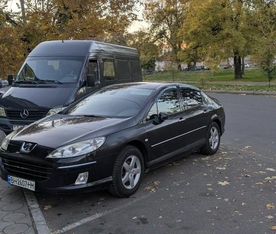 Черный Пежо 407, объемом двигателя 2 л и пробегом 220 тыс. км за 2902 $, фото 1 на Automoto.ua