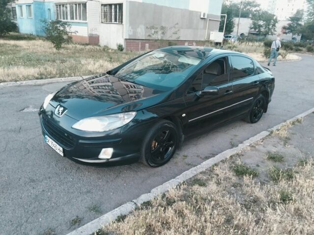 Черный Пежо 407, объемом двигателя 2 л и пробегом 236 тыс. км за 3500 $, фото 1 на Automoto.ua