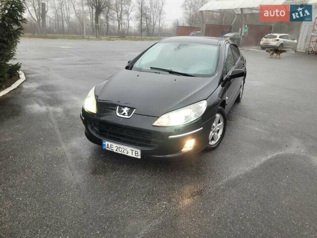 Черный Пежо 407, объемом двигателя 1.56 л и пробегом 250 тыс. км за 2600 $, фото 1 на Automoto.ua