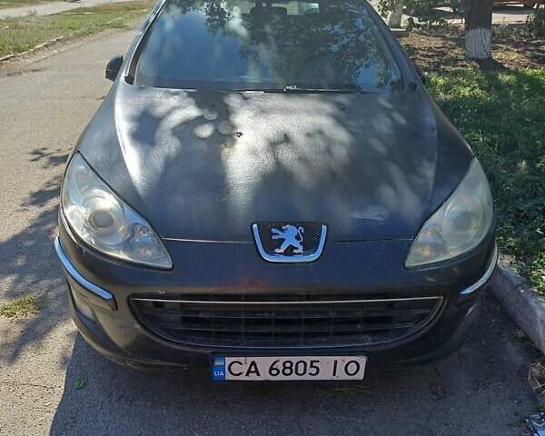 Черный Пежо 407, объемом двигателя 2 л и пробегом 350 тыс. км за 4300 $, фото 1 на Automoto.ua