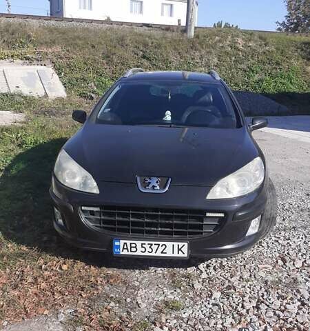 Черный Пежо 407, объемом двигателя 1.6 л и пробегом 285 тыс. км за 4800 $, фото 1 на Automoto.ua