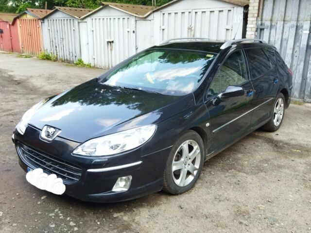 Чорний Пежо 407, об'ємом двигуна 2 л та пробігом 240 тис. км за 5400 $, фото 1 на Automoto.ua