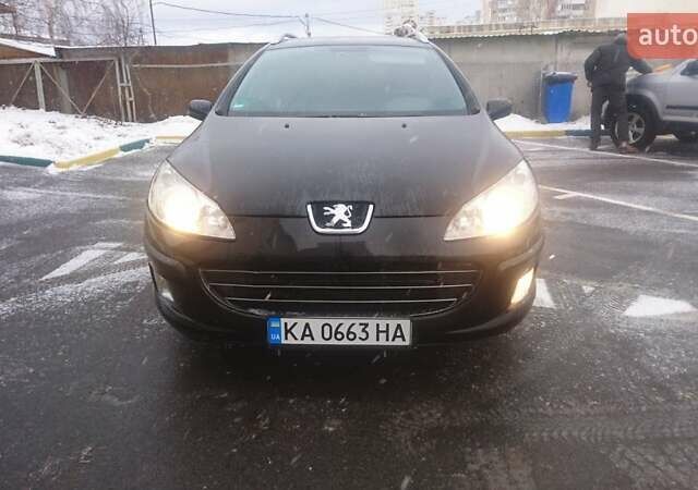 Чорний Пежо 407, об'ємом двигуна 2 л та пробігом 300 тис. км за 4500 $, фото 1 на Automoto.ua