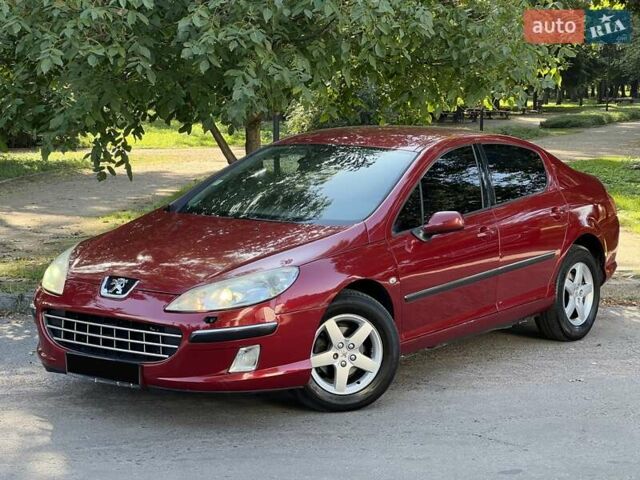 Красный Пежо 407, объемом двигателя 2 л и пробегом 208 тыс. км за 4900 $, фото 1 на Automoto.ua