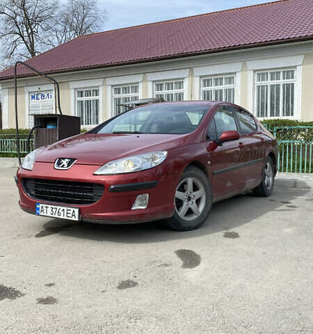 Червоний Пежо 407, об'ємом двигуна 1.8 л та пробігом 230 тис. км за 4600 $, фото 1 на Automoto.ua