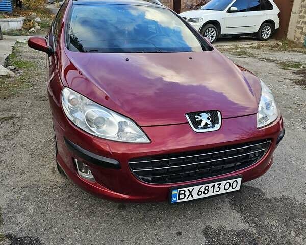 Красный Пежо 407, объемом двигателя 1.75 л и пробегом 303 тыс. км за 4500 $, фото 1 на Automoto.ua