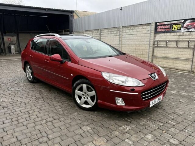 Червоний Пежо 407, об'ємом двигуна 2 л та пробігом 250 тис. км за 2899 $, фото 1 на Automoto.ua