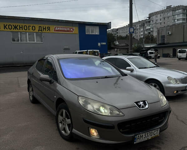 Серый Пежо 407, объемом двигателя 1.56 л и пробегом 275 тыс. км за 3400 $, фото 1 на Automoto.ua