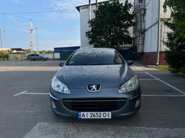 Серый Пежо 407, объемом двигателя 2 л и пробегом 236 тыс. км за 5000 $, фото 1 на Automoto.ua