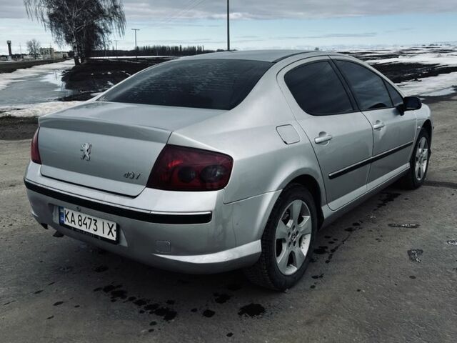 Сірий Пежо 407, об'ємом двигуна 2 л та пробігом 338 тис. км за 3650 $, фото 1 на Automoto.ua