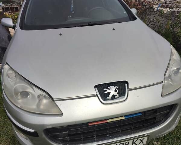 Серый Пежо 407, объемом двигателя 2 л и пробегом 358 тыс. км за 2800 $, фото 1 на Automoto.ua