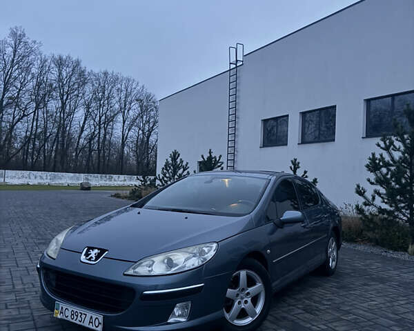 Серый Пежо 407, объемом двигателя 2 л и пробегом 266 тыс. км за 4000 $, фото 1 на Automoto.ua