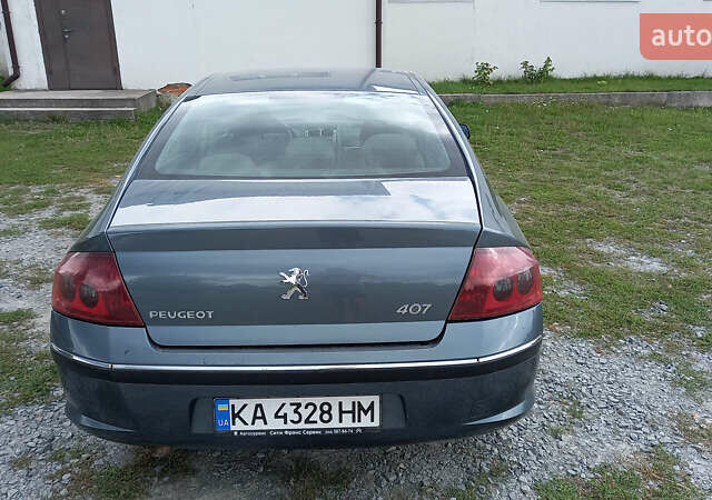 Сірий Пежо 407, об'ємом двигуна 2 л та пробігом 196 тис. км за 4999 $, фото 1 на Automoto.ua