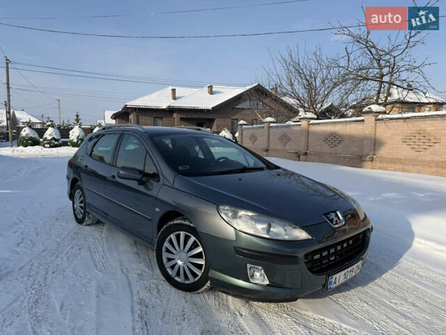 Серый Пежо 407, объемом двигателя 2 л и пробегом 225 тыс. км за 3600 $, фото 1 на Automoto.ua