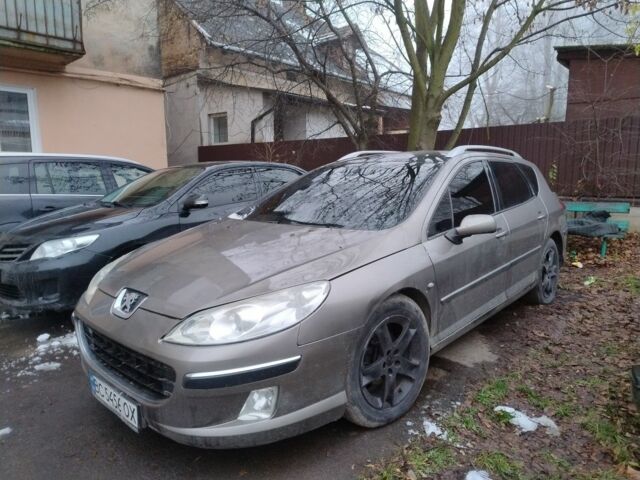 Серый Пежо 407, объемом двигателя 2 л и пробегом 310 тыс. км за 3700 $, фото 1 на Automoto.ua