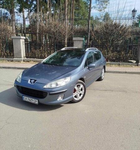 Серый Пежо 407, объемом двигателя 2.23 л и пробегом 200 тыс. км за 5000 $, фото 1 на Automoto.ua