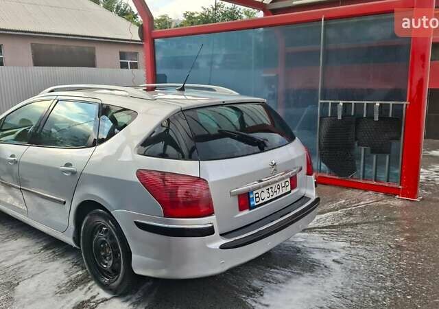 Серый Пежо 407, объемом двигателя 2 л и пробегом 264 тыс. км за 3700 $, фото 1 на Automoto.ua