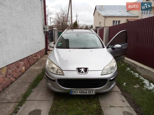 Серый Пежо 407, объемом двигателя 2 л и пробегом 226 тыс. км за 4500 $, фото 1 на Automoto.ua