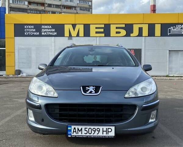 Серый Пежо 407, объемом двигателя 2 л и пробегом 219 тыс. км за 4999 $, фото 1 на Automoto.ua