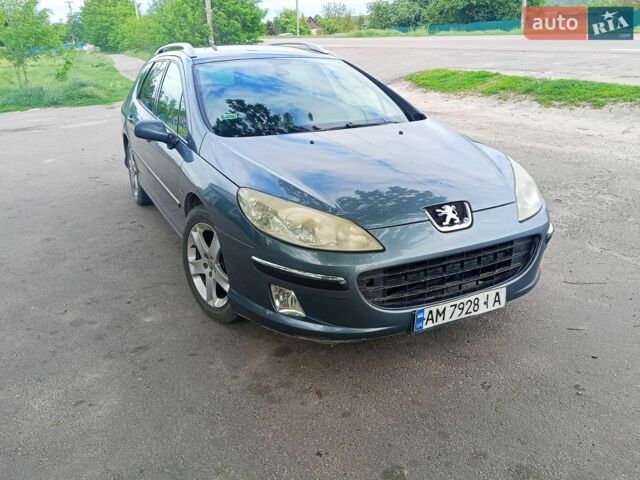 Серый Пежо 407, объемом двигателя 2 л и пробегом 359 тыс. км за 3450 $, фото 1 на Automoto.ua