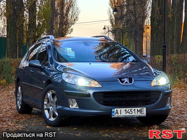Сірий Пежо 407, об'ємом двигуна 2.2 л та пробігом 368 тис. км за 6500 $, фото 1 на Automoto.ua