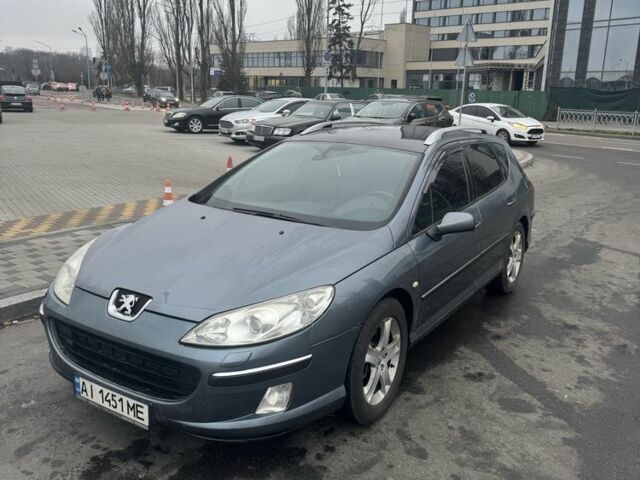 Серый Пежо 407, объемом двигателя 2.2 л и пробегом 382 тыс. км за 4000 $, фото 1 на Automoto.ua