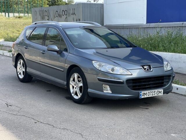 Серый Пежо 407, объемом двигателя 2 л и пробегом 440 тыс. км за 4400 $, фото 1 на Automoto.ua