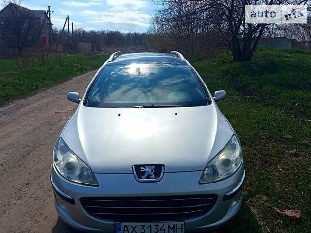 Сірий Пежо 407, об'ємом двигуна 2 л та пробігом 224 тис. км за 5500 $, фото 1 на Automoto.ua